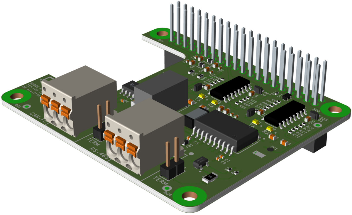 DH electronics: DHSBC RS-485 CAN Shield