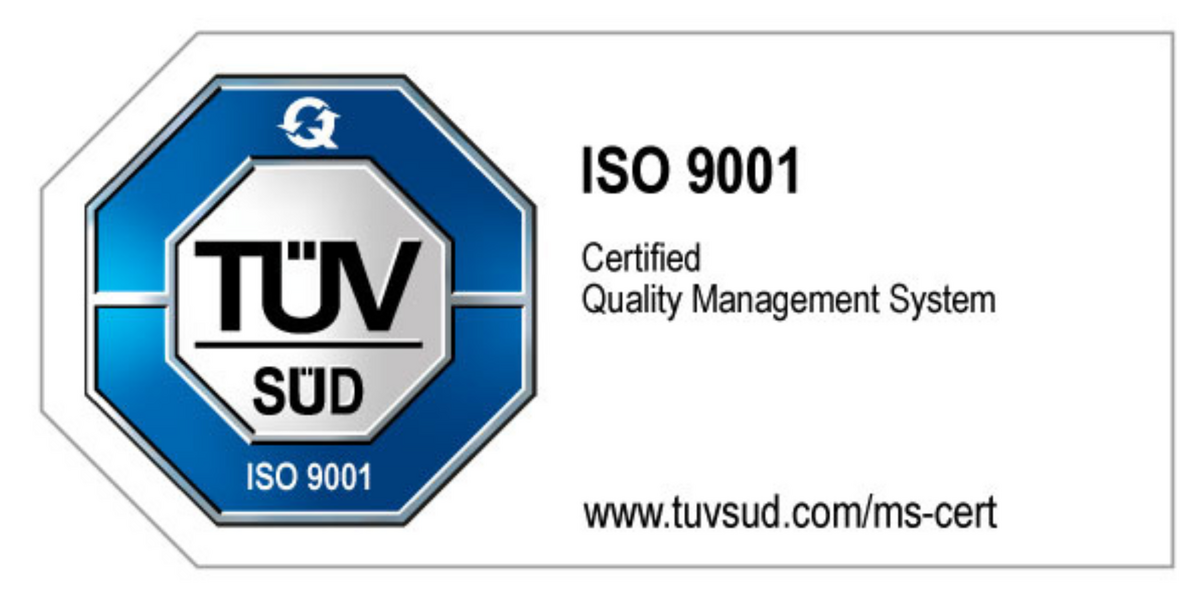 Recertified: ISO 9001:2015, valid through 2029